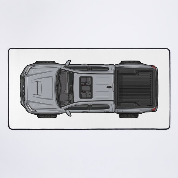 Item preview, Tacoma Truck Cement Gray Top-Down Illustration designed and sold by VenZolic.