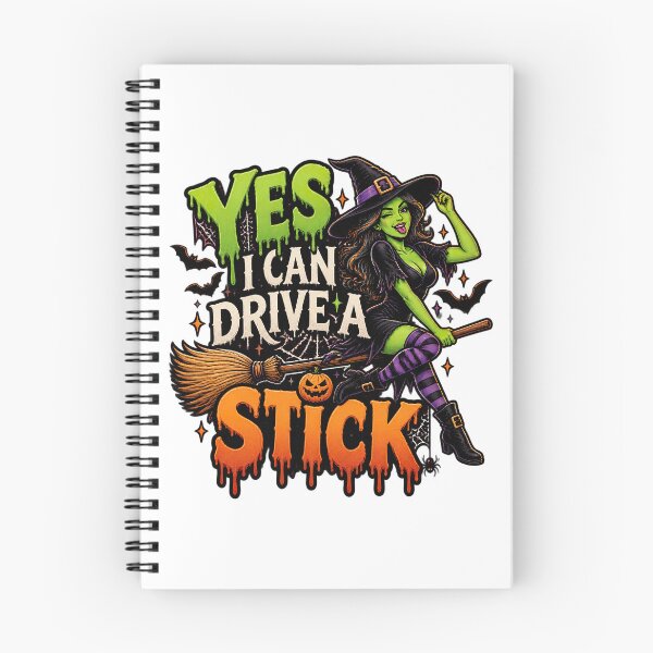 Item preview, Yes I Can Drive A Stick, Halloween Humor designed and sold by graphic-genie.