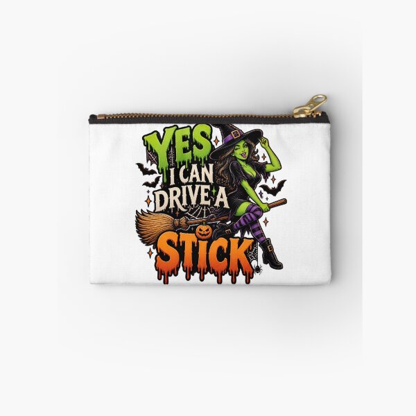 Item preview, Yes I Can Drive A Stick, Halloween Humor designed and sold by graphic-genie.