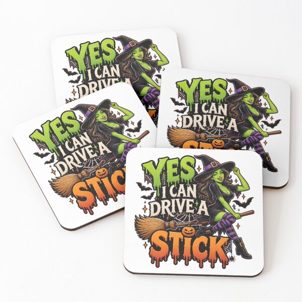 Item preview, Yes I Can Drive A Stick, Halloween Humor designed and sold by graphic-genie.