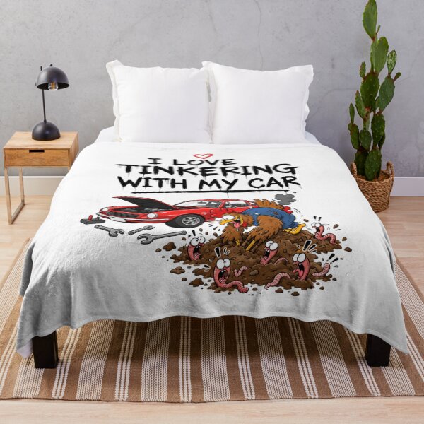 Item preview, I Love Tinkering With My Car Funny Rooster Mechanic designed and sold by Nela-&-Lena.