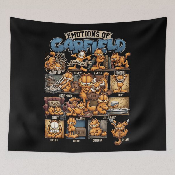 Item preview, Orange Cat Mood Collection Illustration designed and sold by MOONE FLOWER.