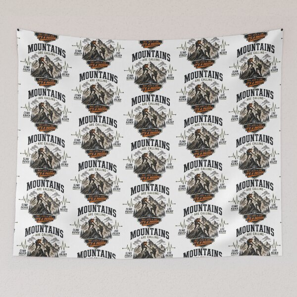 Item preview, Mountains Are Calling Climb Higher | Mountain Climbing Heartbeat Hiking Design designed and sold by StyxIND.