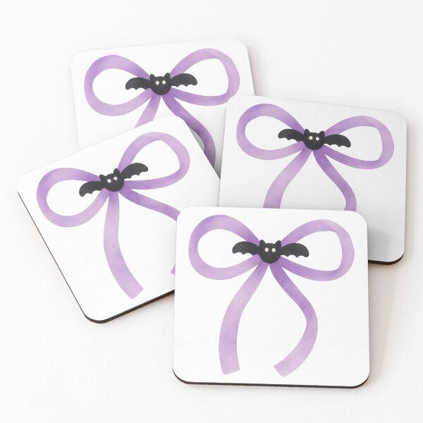 Item preview, Cute Purple Ribbon Bow With Black Bat designed and sold by deisgnsbyshane.