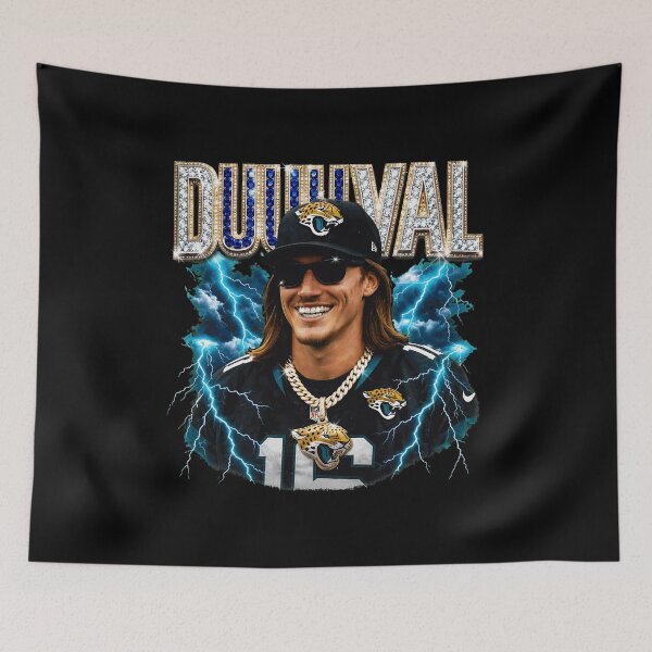 Item preview, DUVAL Lightning Jaguars Retro Football  designed and sold by Savannah207851.
