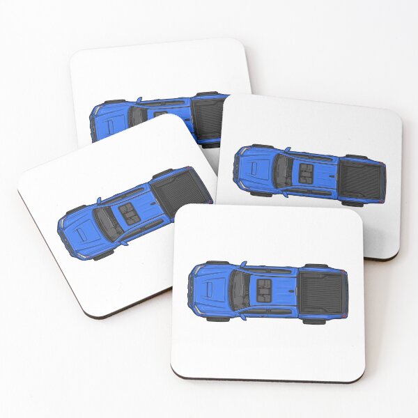 Item preview, Tacoma Truck Voodoo Blue Top-Down Illustration designed and sold by VenZolic.