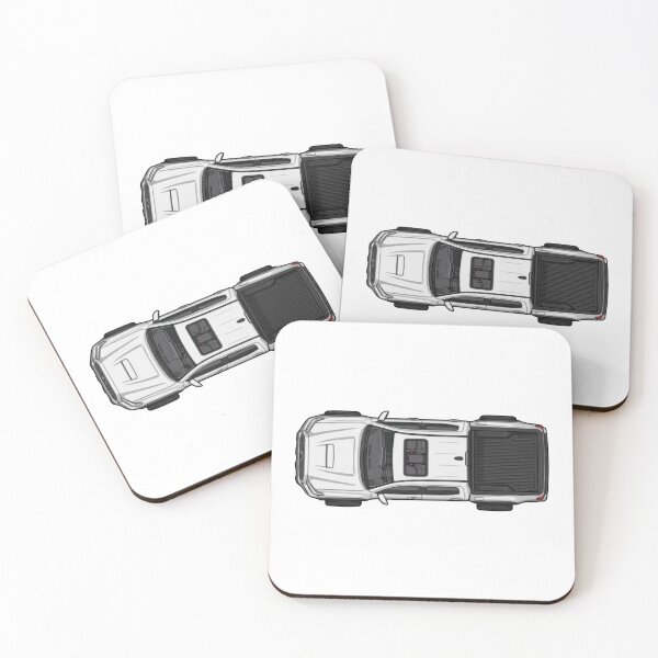Item preview, Tacoma Truck White Top-Down Illustration designed and sold by VenZolic.