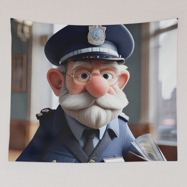 Item preview, Old Fart as a Policeman designed and sold by Colin Bentham.