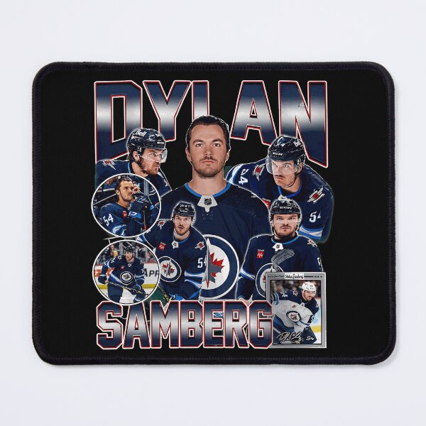 Item preview, Dylan Samberg Winnipeg Jets Hockey Retro Vintage designed and sold by MatthewA631970.