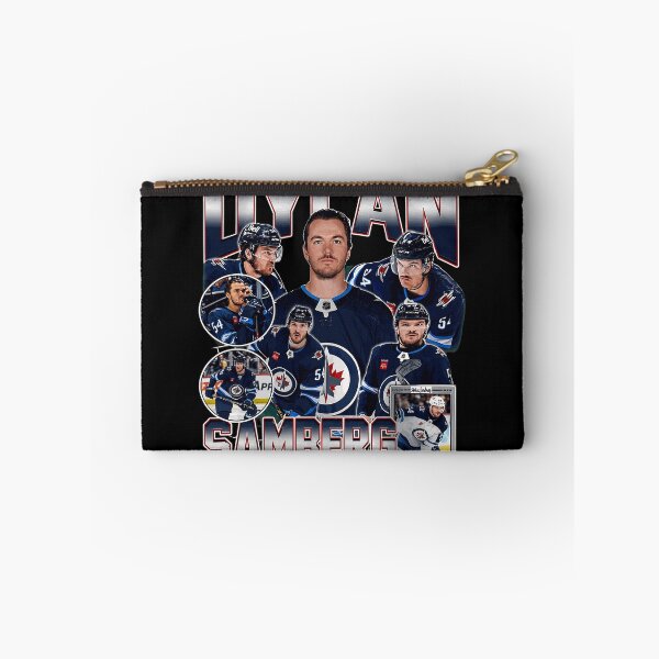 Item preview, Dylan Samberg Winnipeg Jets Hockey Retro Vintage  designed and sold by MatthewA631970.