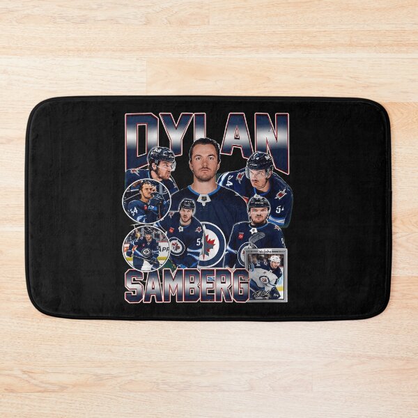Item preview, Dylan Samberg Winnipeg Jets Hockey Retro Vintage  designed and sold by MatthewA631970.