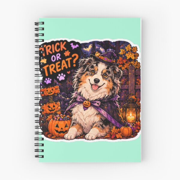 Item preview, Trick or Treat Witch Aussie Shepherd Design | Chaos Dogs Club Halloween designed and sold by DailyStruggleCo.