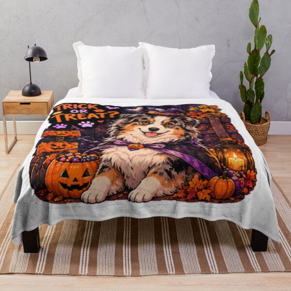 Item preview, Trick or Treat Witch Aussie Shepherd Design | Chaos Dogs Club Halloween designed and sold by DailyStruggleCo.