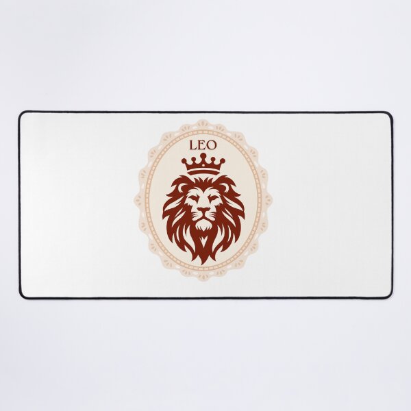 Item preview, Leo -maroon & beige lion designed and sold by priyankajustine.