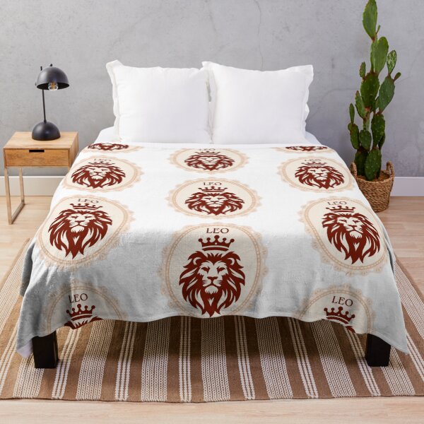 Item preview, Leo -maroon & beige lion designed and sold by priyankajustine.