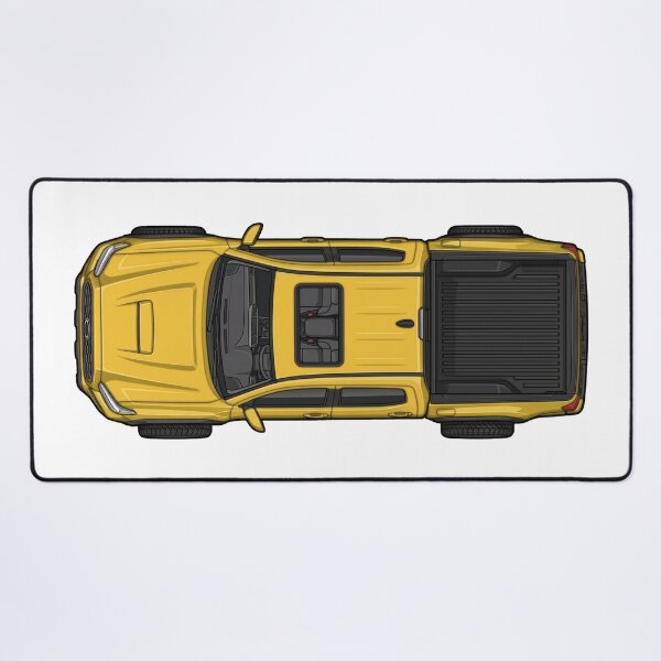 Item preview, Tacoma Truck Yellow Top-Down Illustration designed and sold by VenZolic.