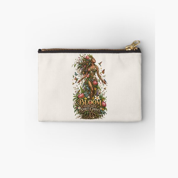 Item preview, Bloom Where Your Spirit Grows | Botanical Goddess Art | Mother Nature Illustration designed and sold by 'VARI'.