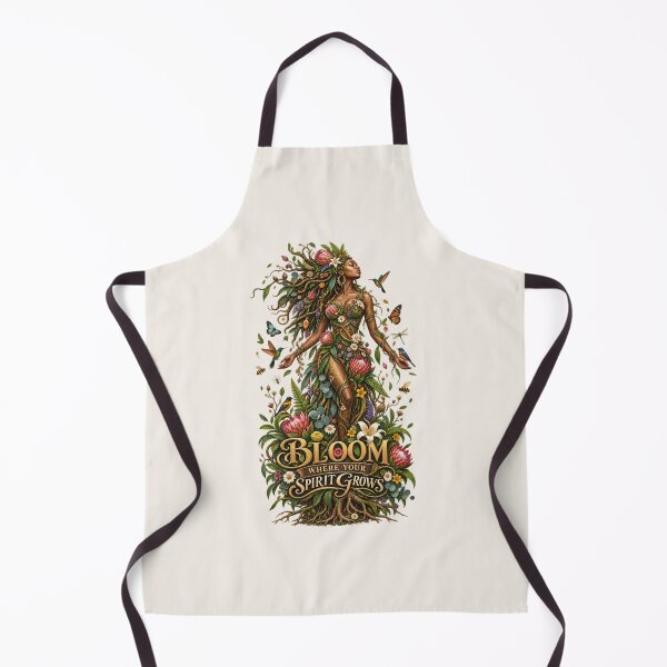 Item preview, Bloom Where Your Spirit Grows | Botanical Goddess Art | Mother Nature Illustration designed and sold by 'VARI'.