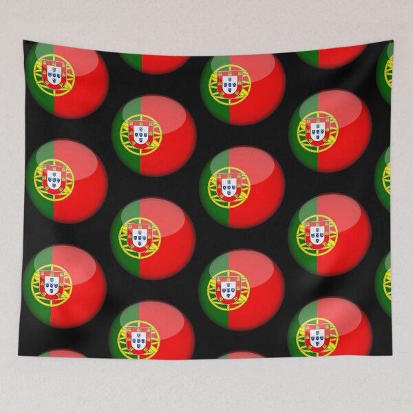 Item preview, Portuguese 3D Round Flag Statement Art for Supporters designed and sold by YAZ.