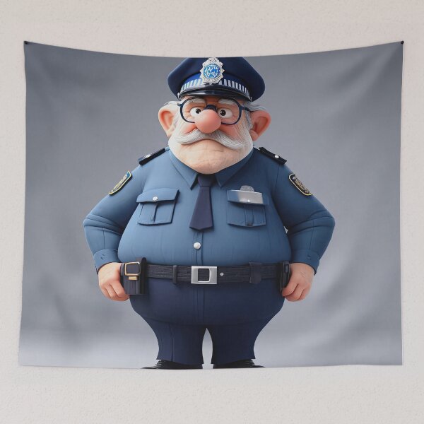 Item preview, Old Fart as a Policeman designed and sold by Colin Bentham.