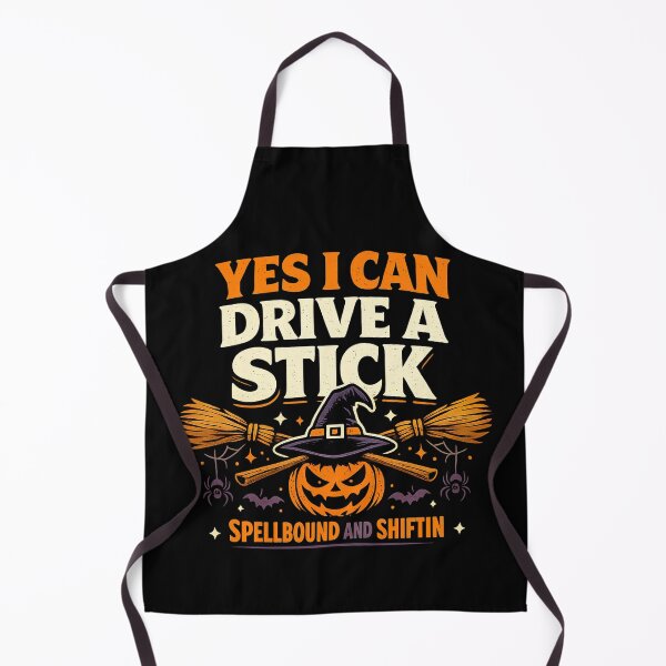 Item preview, Yes I Can Drive A Stick, Halloween Humor designed and sold by graphic-genie.