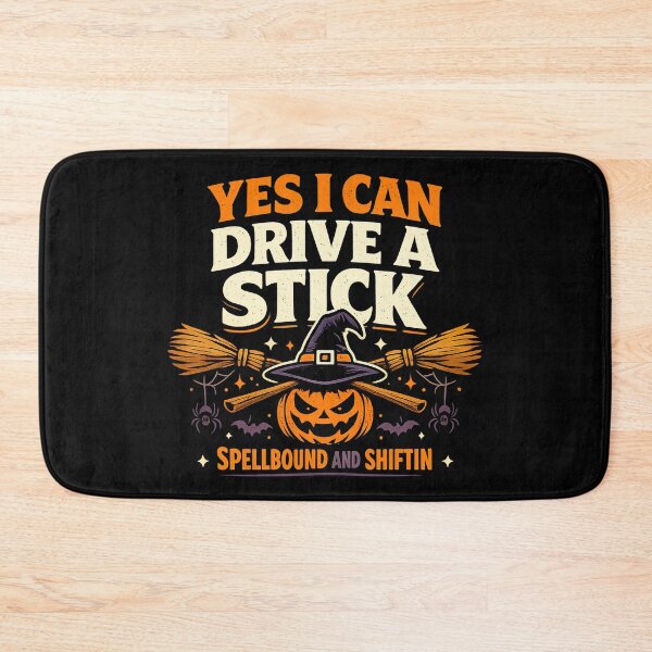 Item preview, Yes I Can Drive A Stick, Halloween Humor designed and sold by graphic-genie.