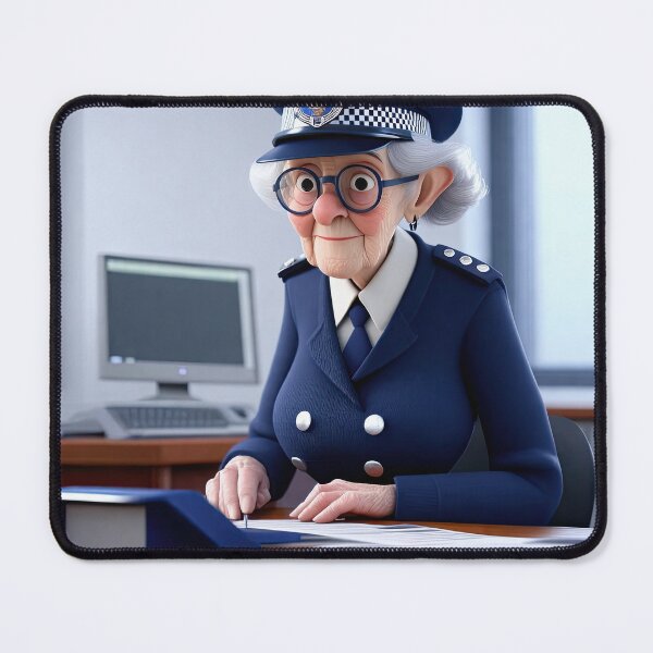 Item preview, Old Fart as a Police woman designed and sold by Colin Bentham.