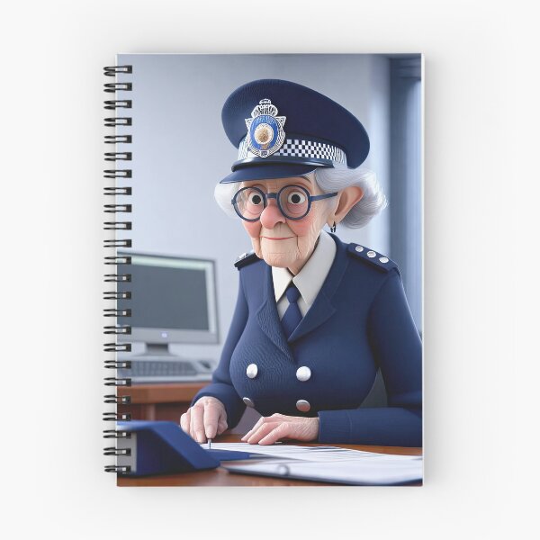 Item preview, Old Fart as a Police woman designed and sold by Colin Bentham.