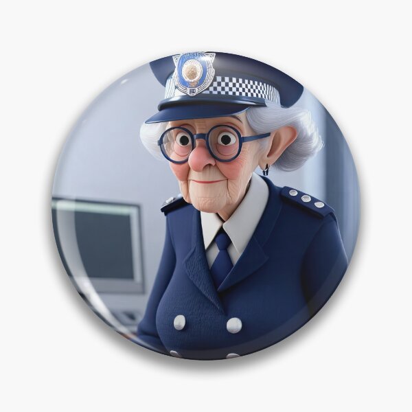 Item preview, Old Fart as a Police woman designed and sold by Colin Bentham.