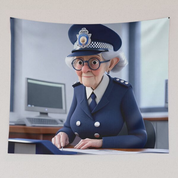Item preview, Old Fart as a Police woman designed and sold by Colin Bentham.