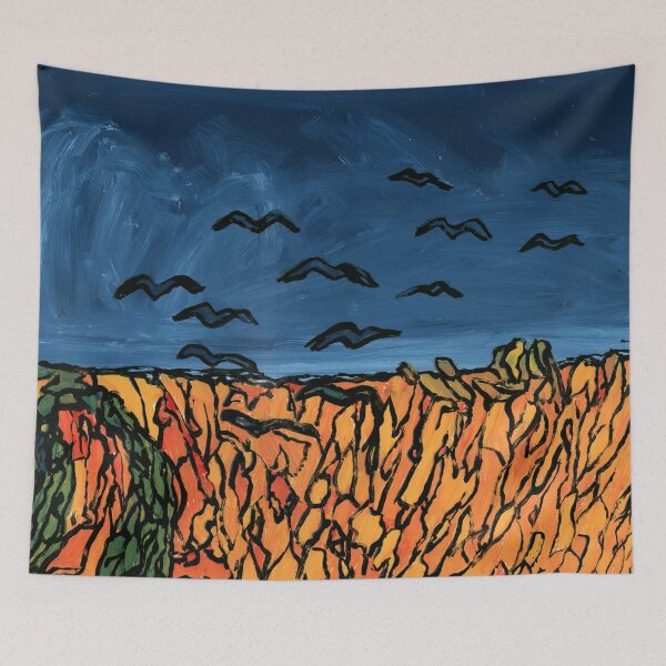 Item preview, Wheatfield with Crows Tribute Vincent van Gogh designed and sold by Dwaalhaas.com.