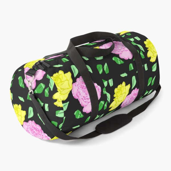Item preview, Pink Yellow Roses Green Leaves Pattern designed and sold by MigWhimsy.