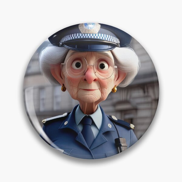 Item preview, Old Fart as a Police woman designed and sold by Colin Bentham.