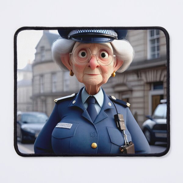 Item preview, Old Fart as a Police woman designed and sold by Colin Bentham.
