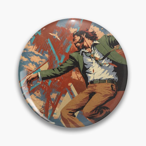 Item preview, Harrier Du Bois Falling Poster – Disco Elysium Art designed and sold by · GAMING SOUL ·.