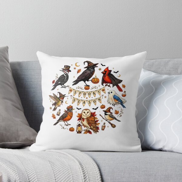 Item preview, Halloween Bird Crow Cardinal Owl Raven Spooky Season Nature designed and sold by alice12S56.