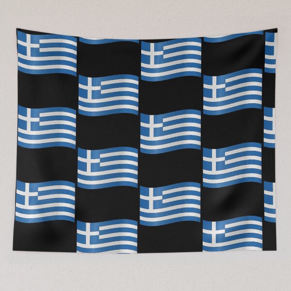 Item preview, Greek Waving Flag Statement Style for Supporters designed and sold by YAZ.