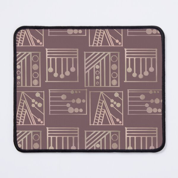 Item preview, Geometric Pattern in Brown and Beige  designed and sold by JaygiesDesign.