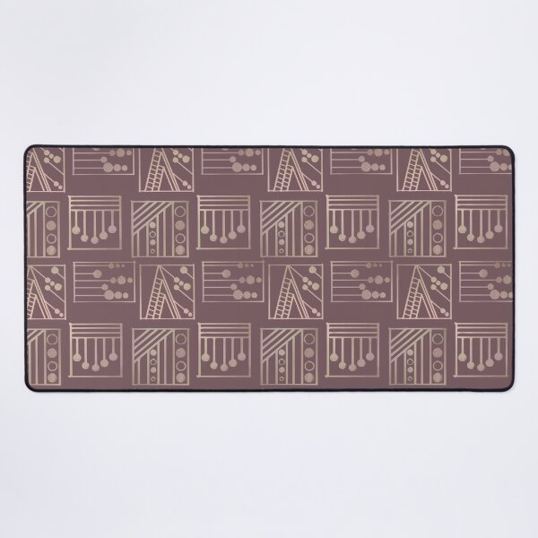 Item preview, Geometric Pattern in Brown and Beige  designed and sold by JaygiesDesign.