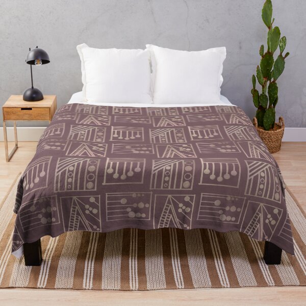 Item preview, Geometric Pattern in Brown and Beige designed and sold by JaygiesDesign.