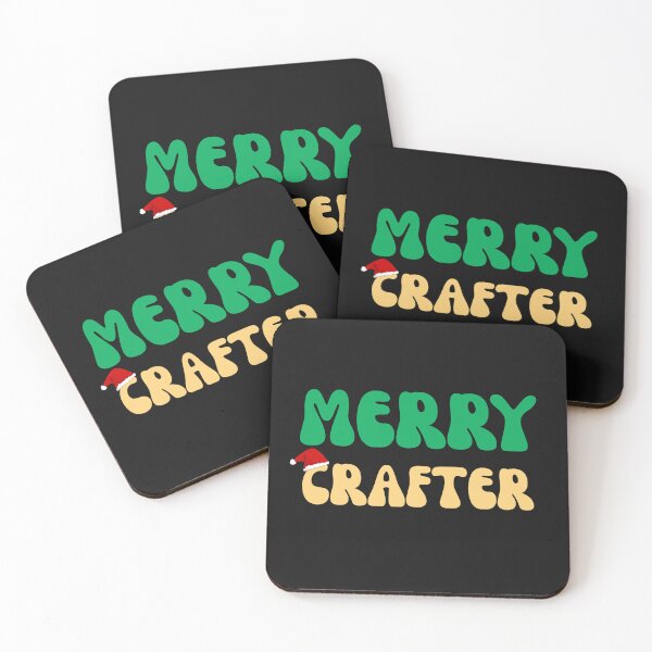 Item preview, Groovy Merry Crafter Retro Christmas Santa Hat designed and sold by mumchaosdesigns.