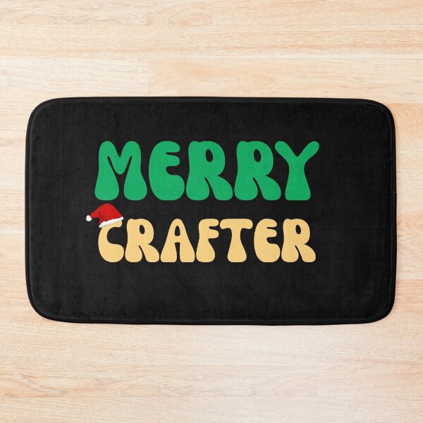 Item preview, Groovy Merry Crafter Retro Christmas Santa Hat designed and sold by mumchaosdesigns.