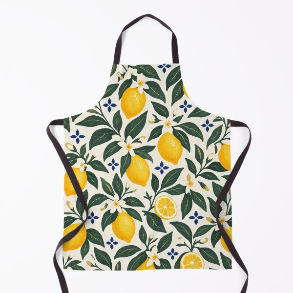 Item preview, Mediterranean Lemon Grove Botanical Pattern designed and sold by VOLLOS.