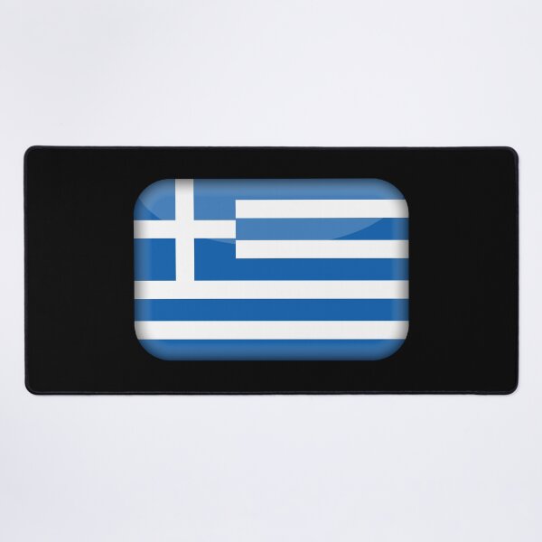 Item preview, Greek 3D Flag Cultural Identity & Expat Style designed and sold by YAZ.