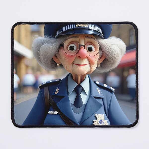 Item preview, Old Fart as a Police woman designed and sold by Colin Bentham.