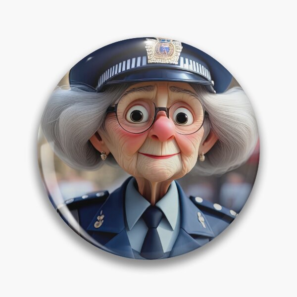 Item preview, Old Fart as a Police woman designed and sold by Colin Bentham.