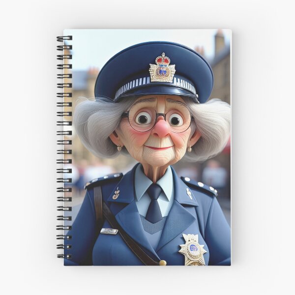 Item preview, Old Fart as a Police woman designed and sold by Colin Bentham.
