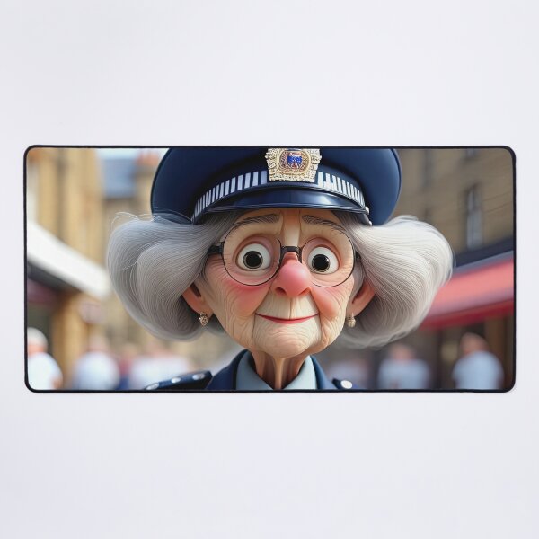 Item preview, Old Fart as a Police woman designed and sold by Colin Bentham.
