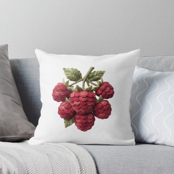 Item preview, Ripe Red Raspberries Cluster Stitch Art designed and sold by Mellow Doodle Co..