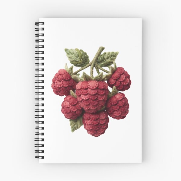 Item preview, Ripe Red Raspberries Cluster Stitch Art designed and sold by Mellow Doodle Co..